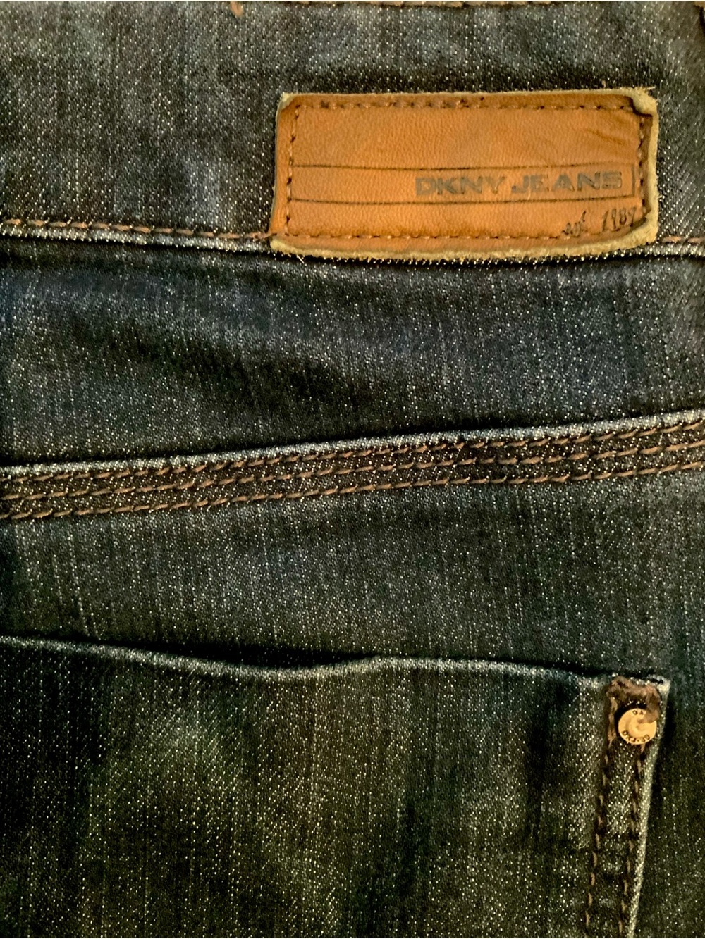 DKNY Dark Wash Soho Boot Cut Jeans - Picture 7 of 8